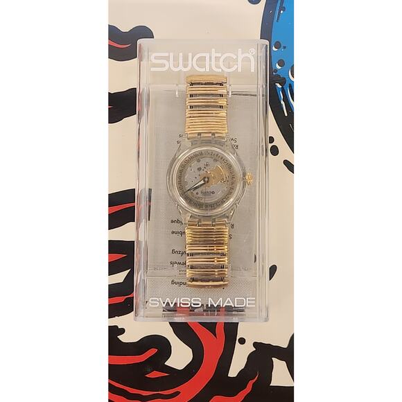 Swatch watch GOLDEN SIXTIES SAK115 1995 Automatic 23 Jewels Swiss made NOS - Picture 3 of 10